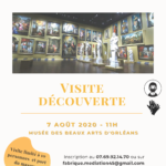 Affiche Visite découverte Musée Beaux-Arts Orléans