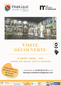 Affiche Visite découverte Musée Beaux-Arts Orléans
