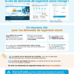 Flyer nouveau site demande logement social