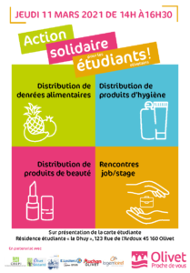 Affiche Solidarité étudiants 2021